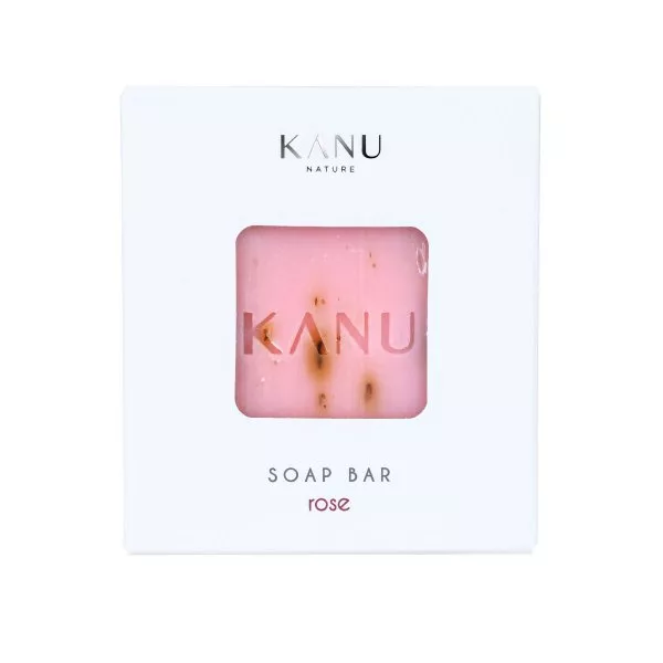 Kanu Nature, wegańskie mydło w kostce, rose, 75g