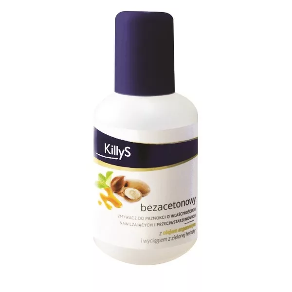 KillyS Acetone-Free Nail Polish Remover bezacetonowy zmywacz do paznokci Olejek Arganowy 50ml