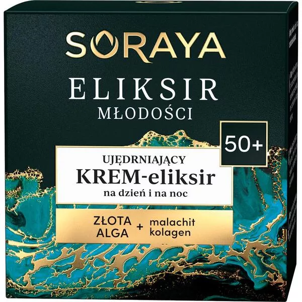 Soraya Eliksir Młodości, Ujędrniający krem 50+ dzień/noc, 50ml