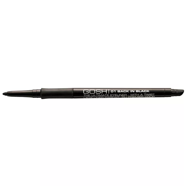 Gosh automatyczna kredka do oczu, 01 Black is Black