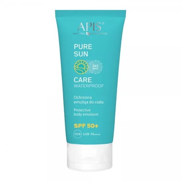 Apis Pure Sun Care, emulsja do ciała SPF 50 nadająca zdrowy koloryt skórze, 200ml