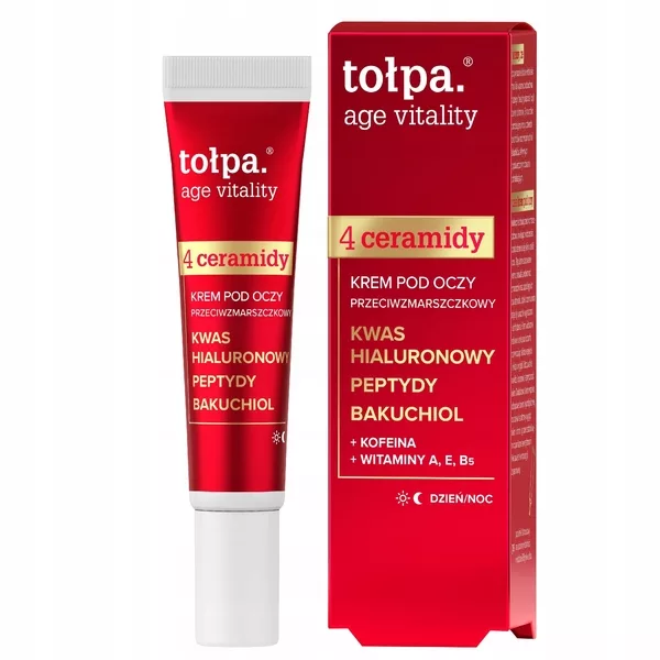 Tołpa Age Vitality, przeciwzmarszczkowy krem pod oczy na cienie i zmarszczki pod oczami, 15ml