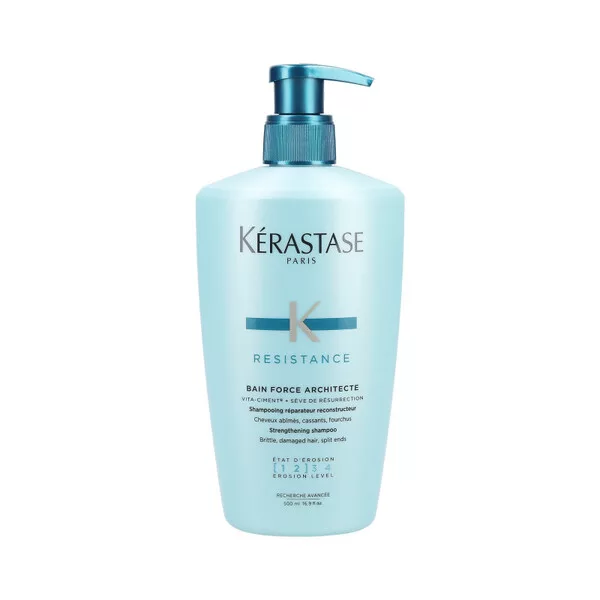 Kerastase Resistance Force Architecte, kąpiel, szampon do włosów osłabionych, 500ml