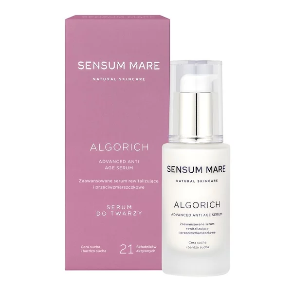 Sensum Mare Algorich zaawansowane serum rewitalizujące i przeciwzmarszczkowe do skóry suchej i bardzo suchej 30ml