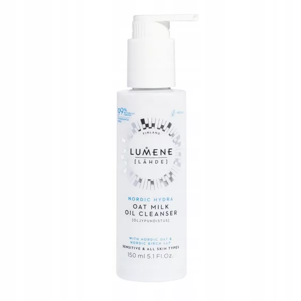 Lumene Nordic Hydra [LÄHDE], żel myjący do twarzy z mleczkiem owsianym, 150ml