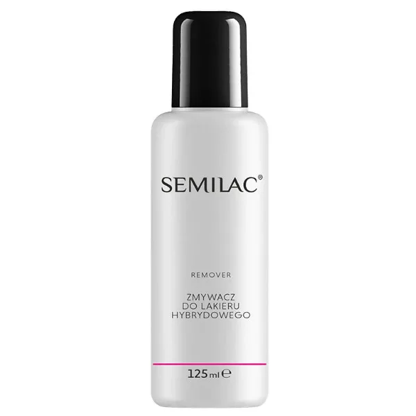 Semilac Remover, zmywacz lakieru hybrydowego, 125ml