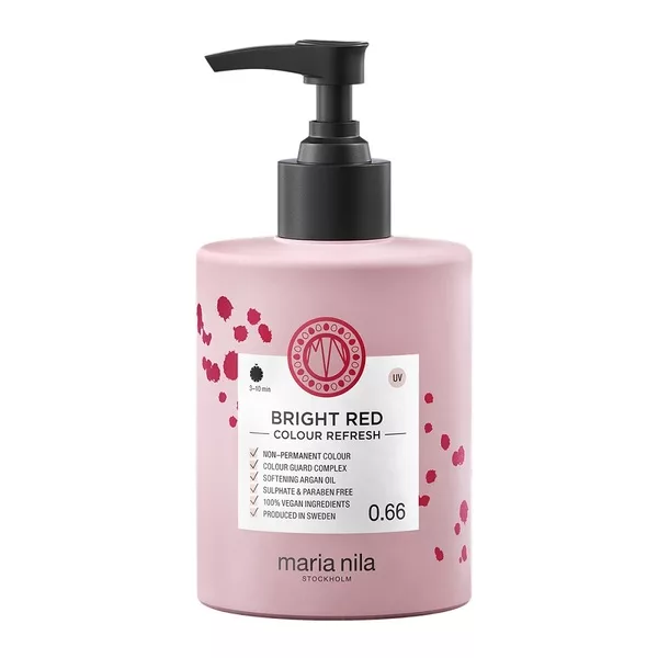 Maria Nila Colour Refresh maska koloryzująca do włosów 0.66 Bright Red 300ml