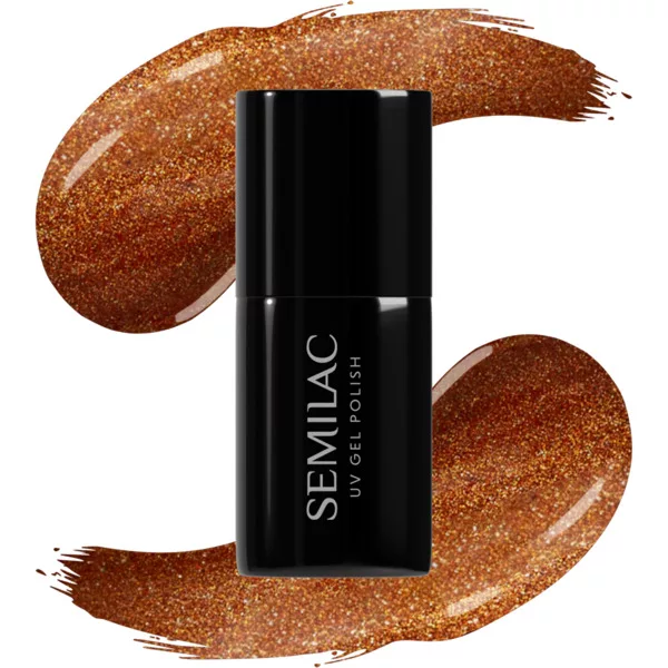 Semilac TrendyLicious, lakier hybrydowy, 944 Glazed Cinnamon, 7ml