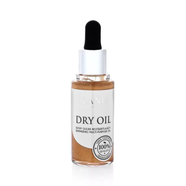 Kanu Nature, wielofunkcyjny olejek rozświetlający do twarzy i ciała, różany, 30ml