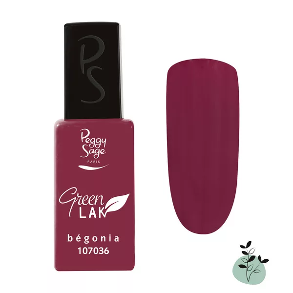Peggy Sage Green Lak, lakier do paznokci utwardzany lampą UV/LED, begonia, 10ml