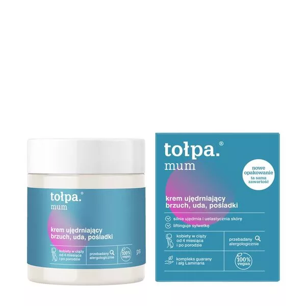 Tołpa Mum, krem ujędrniający brzuch, uda, pośladki, 250ml