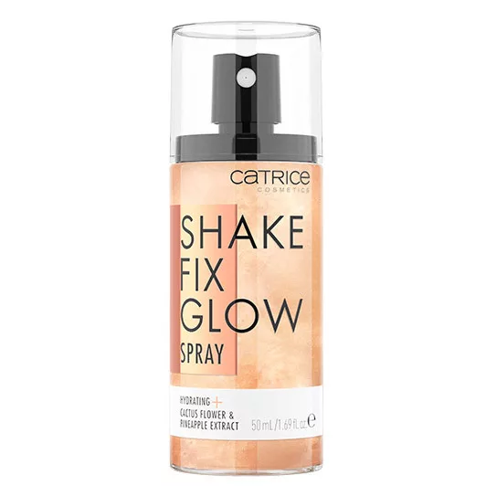 Catrice Shake Fix Glow, spray rozświetlający i utrwalający makijaż, 50ml