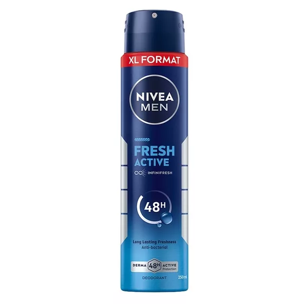 Nivea Men Fresh Active dezodorant w sprayu 250ml (M)