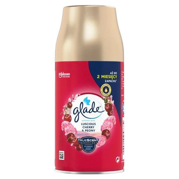 Glade, wkład do odświeżacza powietrza, Luscious Cherry & Peony, wiśnia i piwonia, 269ml