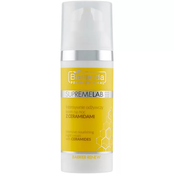 Bielenda Professional Supremelab Barrier Renew, odżywczy krem ochronny z Ceramidami SPF 50, 40ml