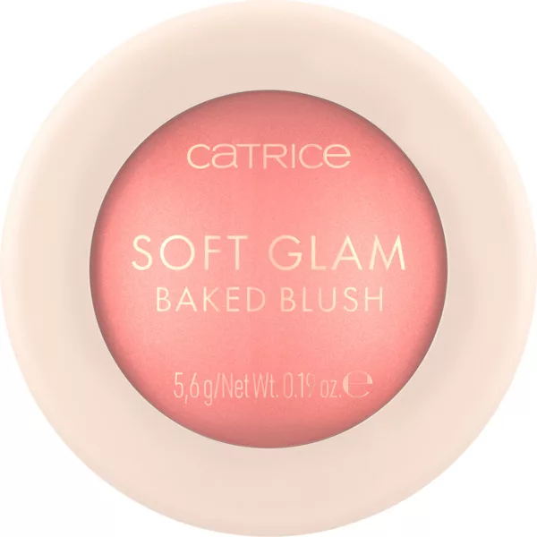 Catrice Soft Glam Baked Blush, rozświetlający róż, 010 On Cloud Pink, 5.6g