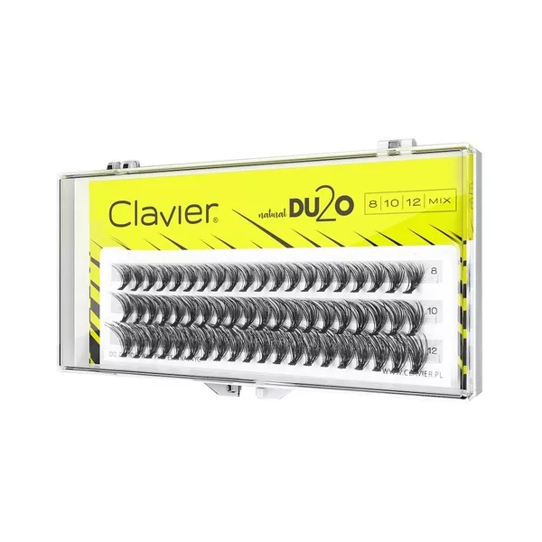 Clavier DU2O Double Volume MIX kępki rzęs 8mm-10mm-12mm