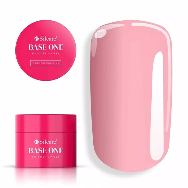 Silcare Base One Dark French Pink żel budujący do paznokci 50g