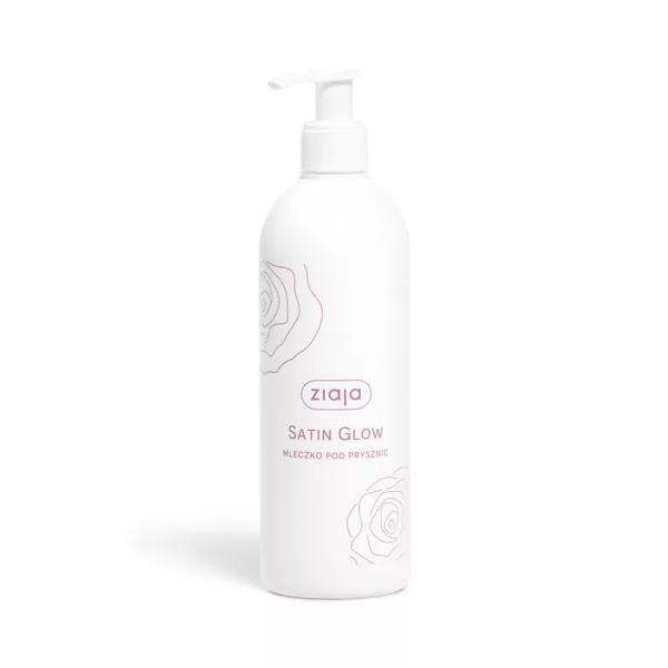 Ziaja Satin Glow, lekki mus do ciała o odczuwalnym, hialuronowym nawilżeniu, 350ml