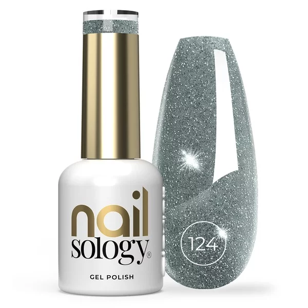 Clavier Nailsology lakier hybrydowy z brokatem 124 Sea Life Blue 8ml