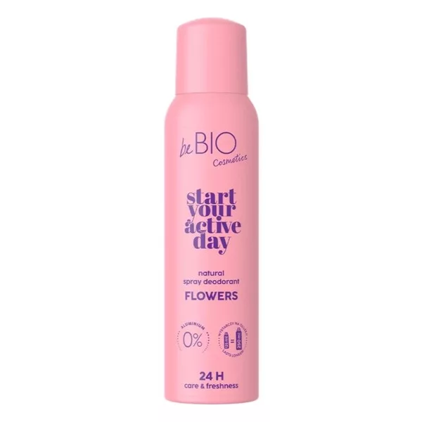 BeBio Ewa Chodakowska Start Your Active Day naturalny dezodorant w sprayu Flowers 125ml (W)