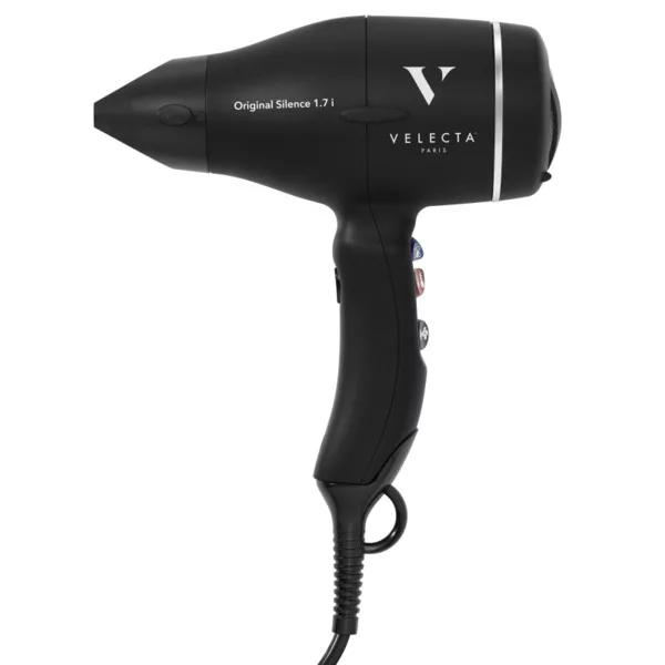 Efalock, cicha suszarka do włosów Velectra Original Silence 1.7l, 1740W, czarna