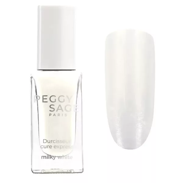 Peggy Sage, odżywka ekspresowa do paznokci milky white, 11ml