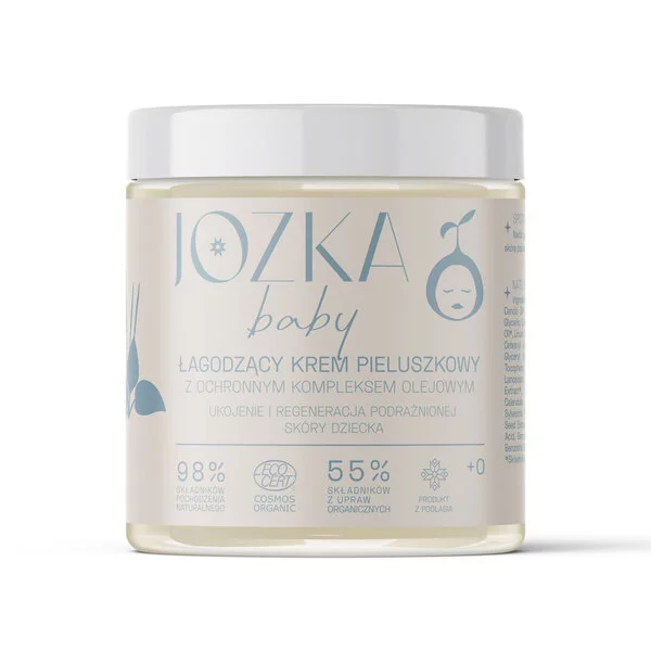 Jozka Baby łagodzący krem pieluszkowy dla dzieci z kompleksem olejowym 125ml