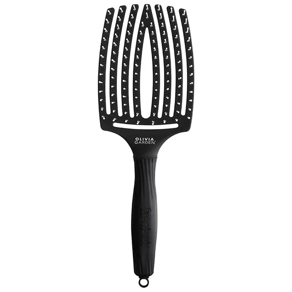 Olivia Garden Fingerbrush, szczotka nylonowa, bez włosia, duża
