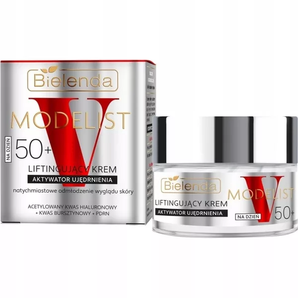 Bielenda V-Modelist, liftingujący krem - aktywator ujędrnienia 50+ na dzień, 50ml
