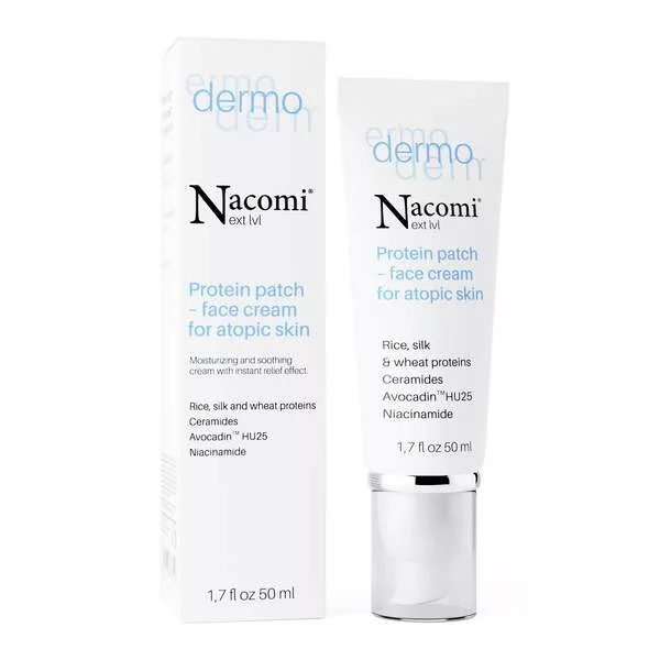 Nacomi, proteinowy krem do skóry atopowej, 50ml