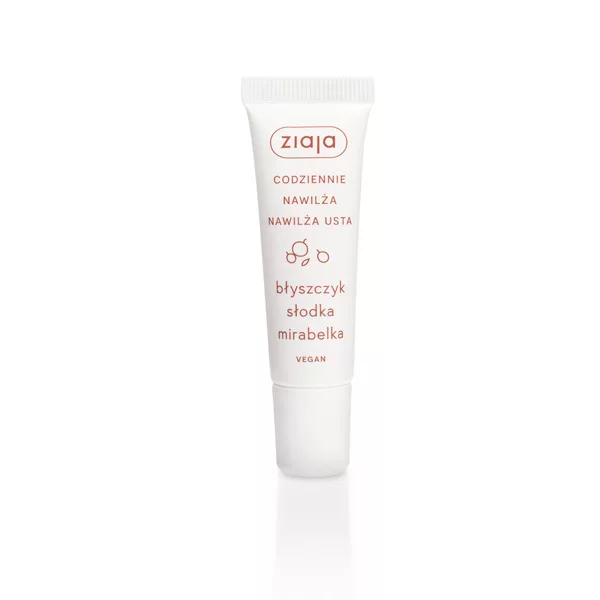 Ziaja Pielęgnacja ust, błyszczyk do ust, słodka mirabelka, 12ml