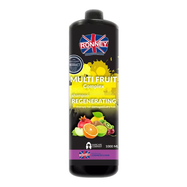 Ronney Professional Shampoo Multi Fruit Complex Regenerating Therapy, Szampon regenerujący do włosów suchych i zniszczonych 1000ml