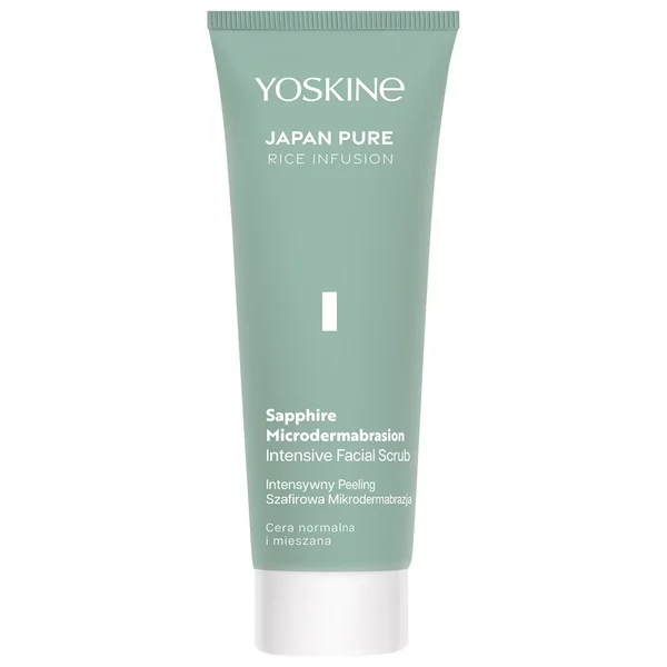 Yoskine Japan Pure Rice Infusion intensywny mikropeeling szafirowy 75ml
