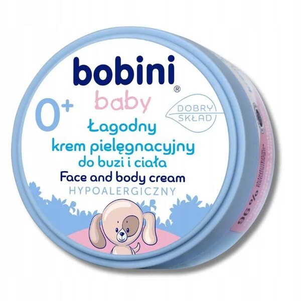 Bobini Baby łagodny krem pielęgnacyjny do ciała i buzi 75ml