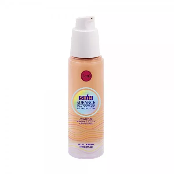J.Cat Beauty Skinsurance Max Coverage Silky Foundation, podkład kryjący do twarzy, Buff, 7.5g
