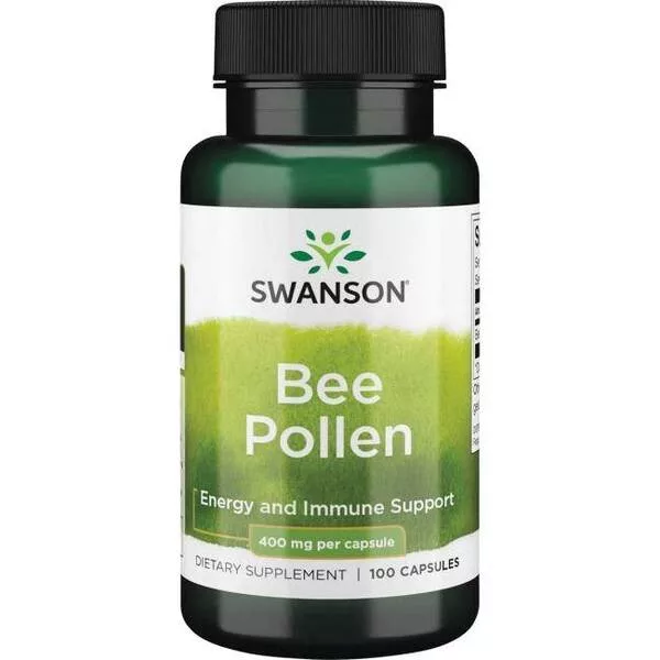 Swanson Bee Pollen (pyłek pszczeli) 400mg 100kaps