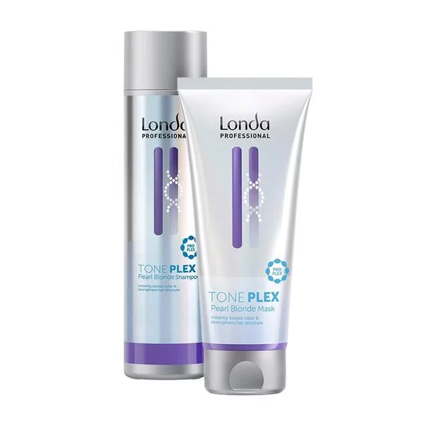 Londa Toneplex, zestaw ochładzający kolor, Pearl Blonde, szampon + maska