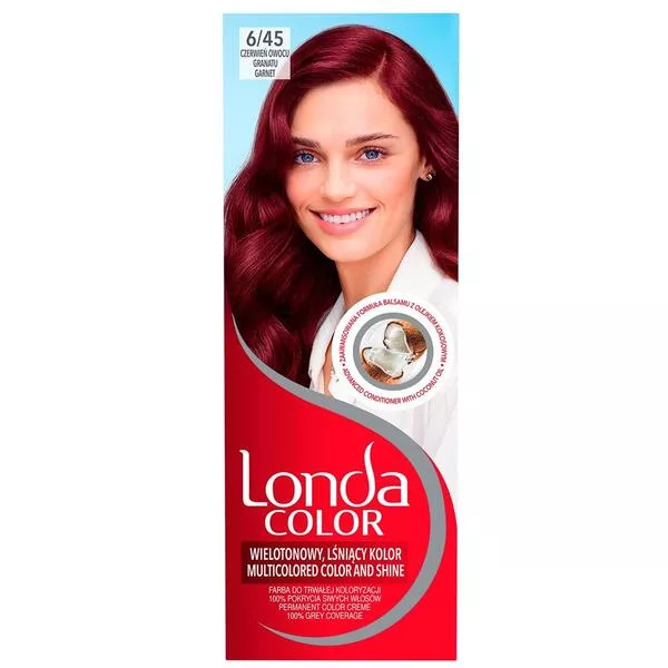 Londa Color, Farba do włosów czerwień owocu granatu 6/45