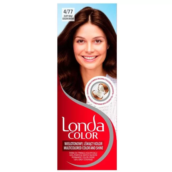 Londa Color, Farba do włosów złoty brąz 4/77