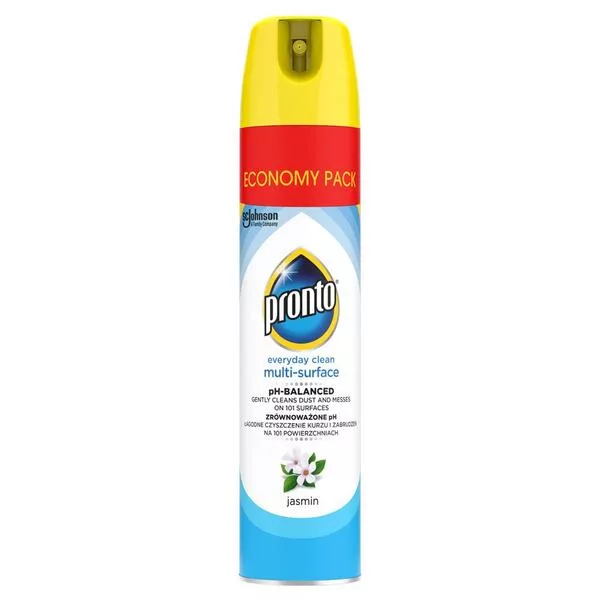 Pronto Everyday Clean Multi-Surface, aerozol do ścieraniu kurzu na różnych powierzchniach, jaśmin, 300ml
