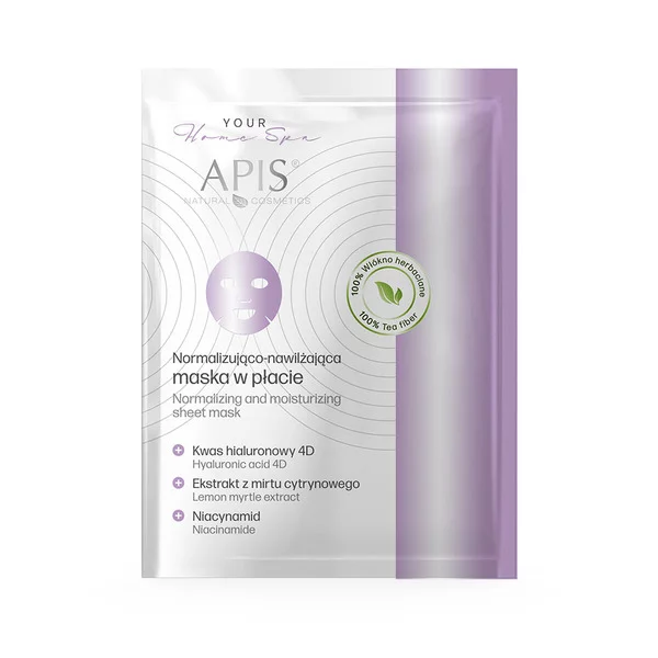 Apis Normalizująco-nawilżająca maska w płacie, 20g