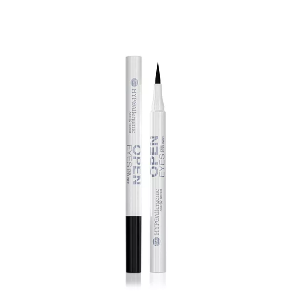 Bell HYPO Open Eyes Pen Eyeliner, precyzyjny flamaster do kresek, 01, 1,4g