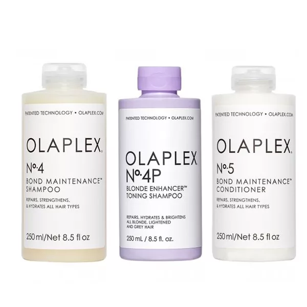 Olaplex, zestaw do pielęgnacji włosów blond No.4, No.4P, No.5