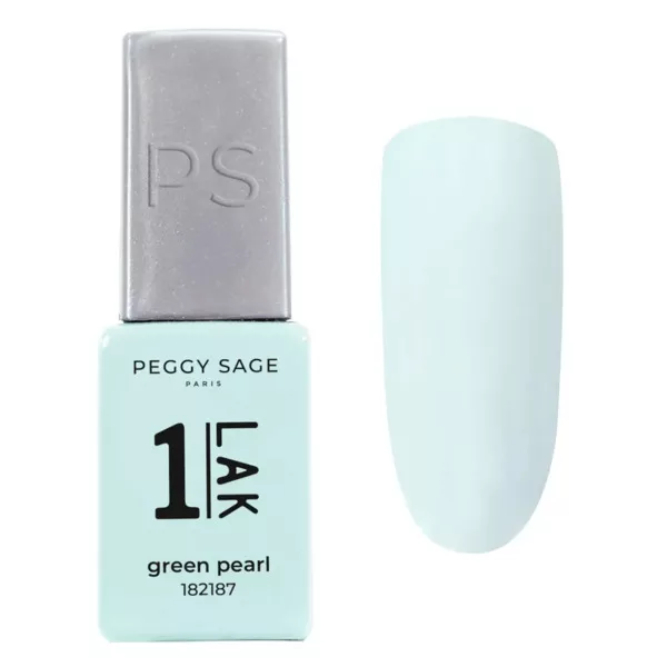 Peggy Sage, One-LAK lakier hybrydowy 3w1, green pearl, 5ml