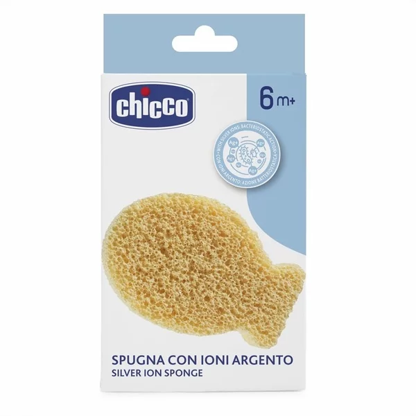 Chicco Gąbka z jonami srebra Rybka dla dzieci