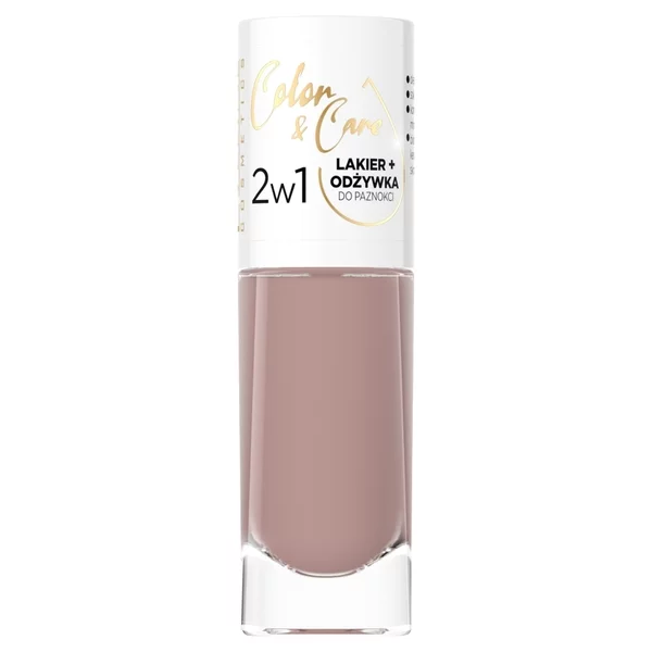 Eveline Cosmetics Color&Care, Lakier i odżywka do paznokci 123, 8ml