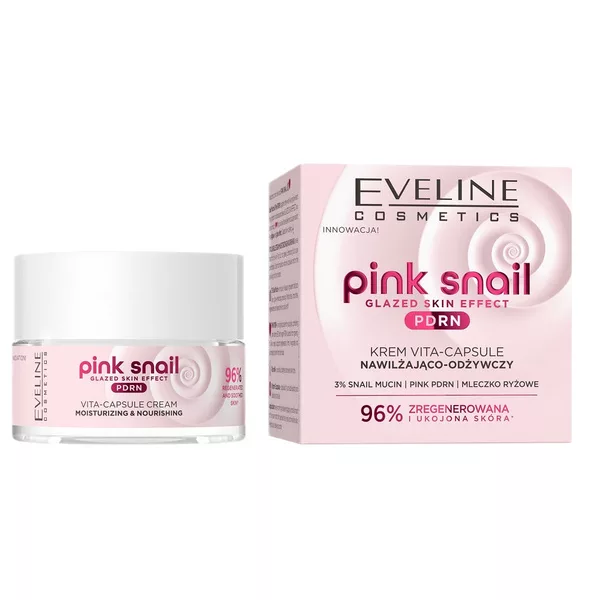 Eveline Cosmetics Pink Snail krem nawilżająco-odżywczy 50ml