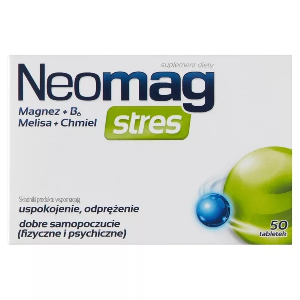 NeoMag Stres suplement diety wspierający utrzymanie dobrego samopoczucia 50 tabletek
