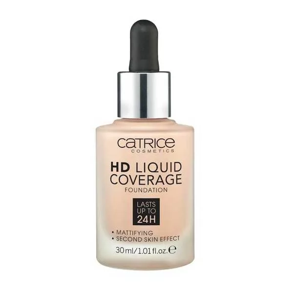 Catrice HD Liquid Coverage Foundation, podkład w płynie, odcień 010, 30ml
